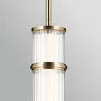 KL-RIVEN-LED-MP-CPZ  Riven LED Pendant Champagne Bronze