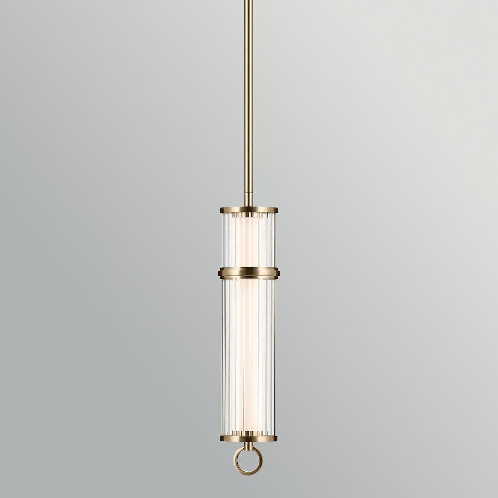 KL-RIVEN-LED-MP-CPZ  Riven LED Pendant Champagne Bronze