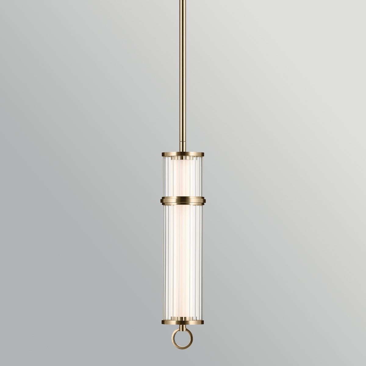 KL-RIVEN-LED-MP-CPZ  Riven LED Pendant Champagne Bronze