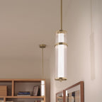 KL-RIVEN-LED-MP-CPZ  Riven LED Pendant Champagne Bronze