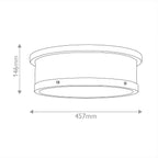 KL-SERCA-F-L-BNB Serca Large Flush Brushed Natural Brass