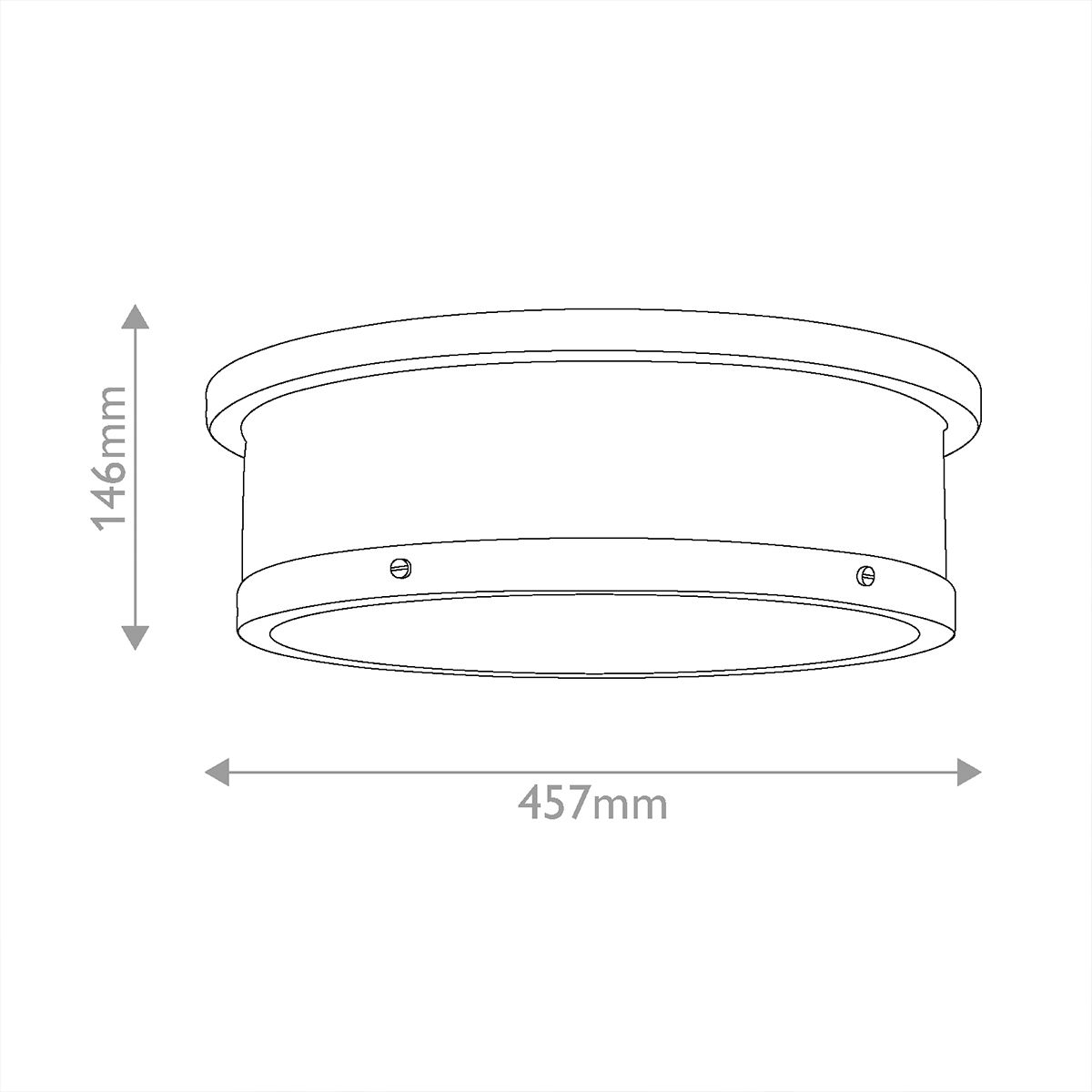 KL-SERCA-F-L-BNB Serca Large Flush Brushed Natural Brass
