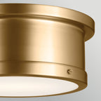 KL-SERCA-F-M-BNB Serca Medium Flush Brushed Natural Brass