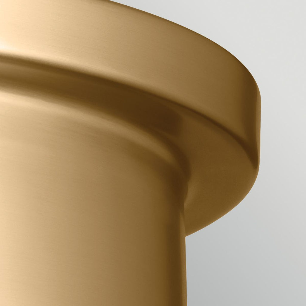 KL-SERCA-F-M-BNB Serca Medium Flush Brushed Natural Brass