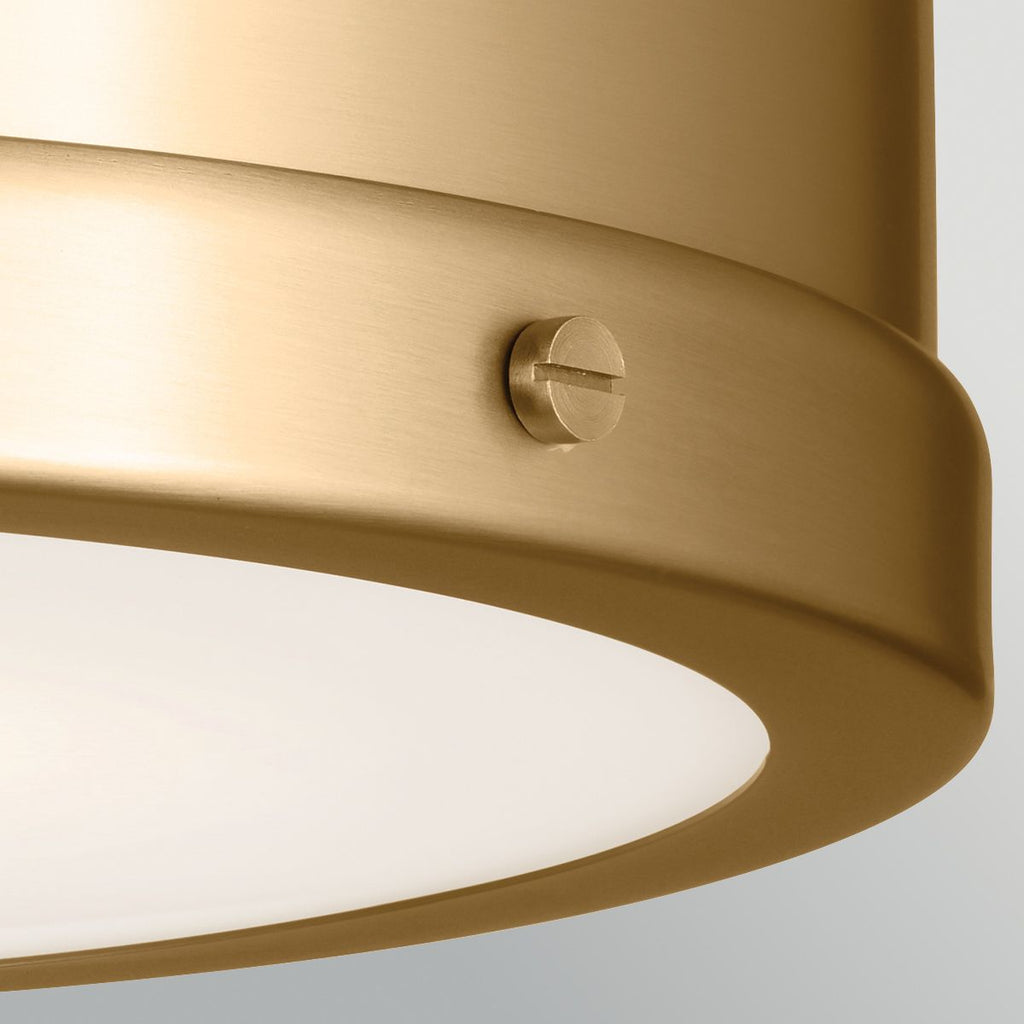 KL-SERCA-F-M-BNB Serca Medium Flush Brushed Natural Brass