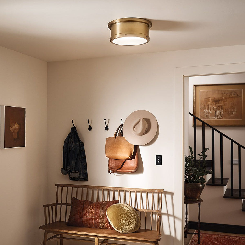 KL-SERCA-F-M-BNB Serca Medium Flush Brushed Natural Brass