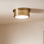 KL-SERCA-F-M-BNB Serca Medium Flush Brushed Natural Brass