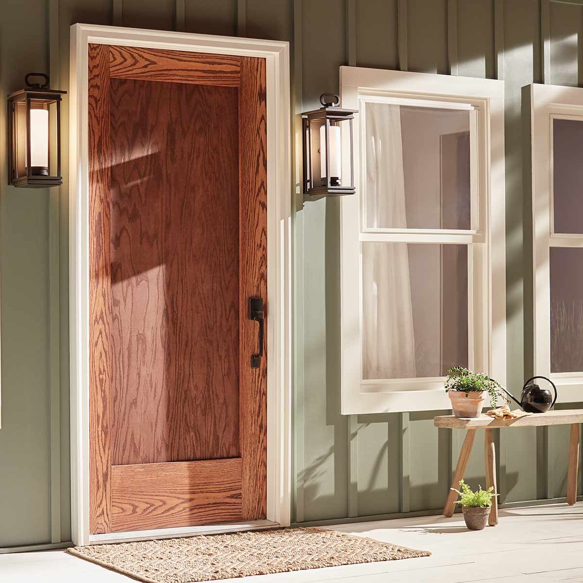 KL-SOUTH-HOPE-M South Hope 1 Light Medium  Outdoor Wall Lantern  Rubbed Bronze