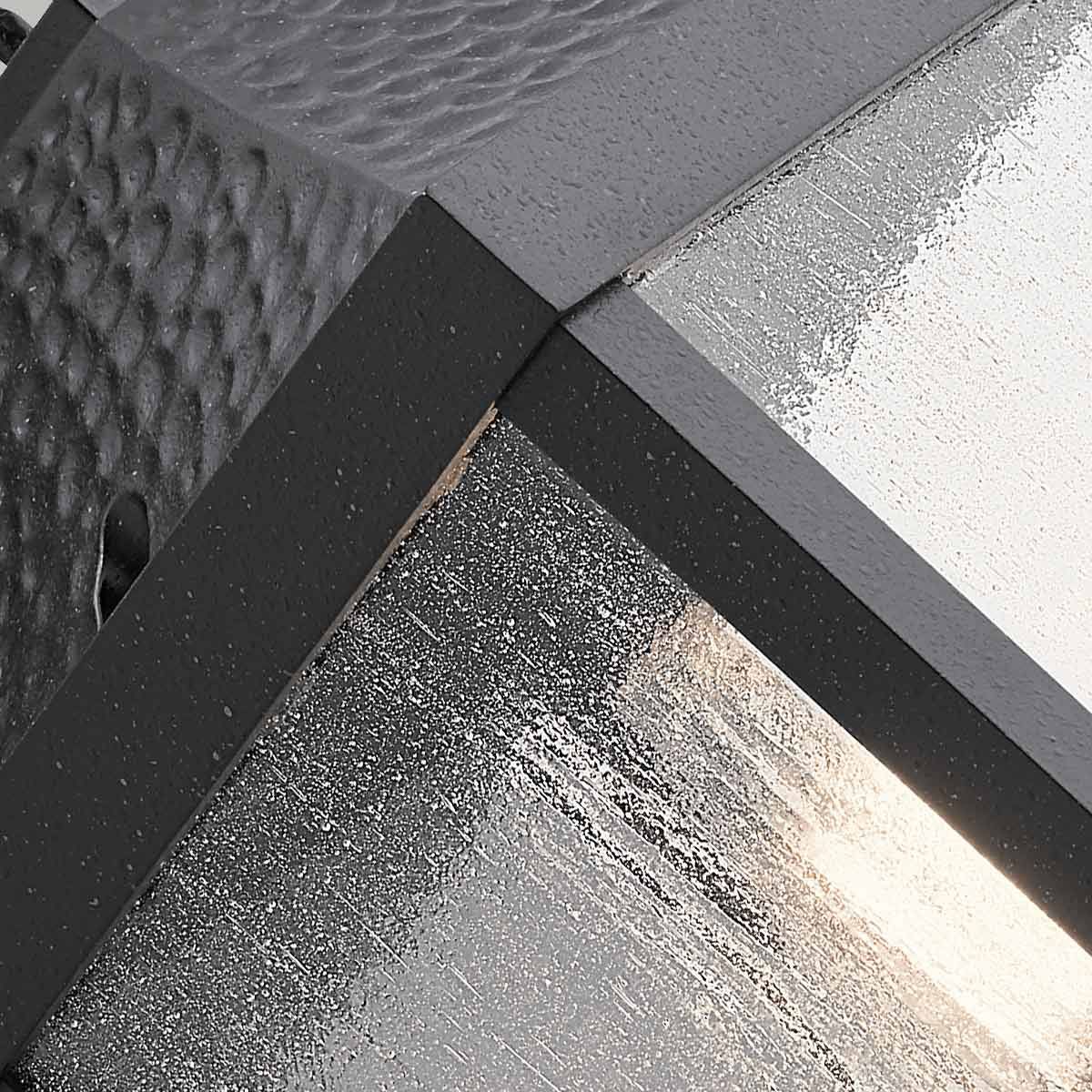 KL-SPRINGFIELD-M Springfield 1 Light Medium  Outdoor Wall Lantern Distressed Black