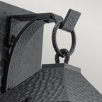 KL-SPRINGFIELD-M Springfield 1 Light Medium  Outdoor Wall Lantern Distressed Black