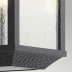 KL-SPRINGFIELD-M Springfield 1 Light Medium  Outdoor Wall Lantern Distressed Black
