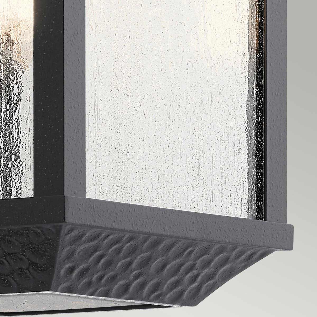 KL-SPRINGFIELD-M Springfield 1 Light Medium  Outdoor Wall Lantern Distressed Black