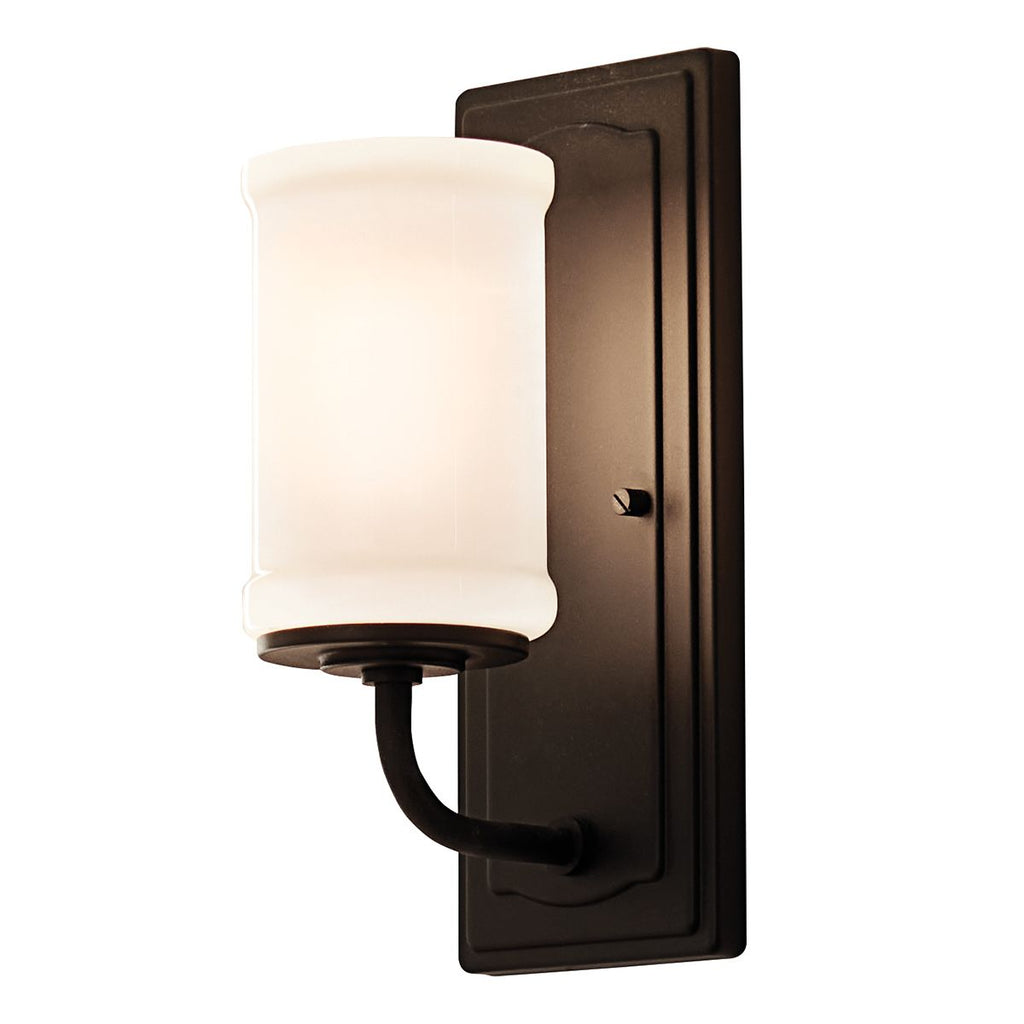 KL-VETIVENE1-BK Vetivene 1 Light  Bathroom Wall Light  Black