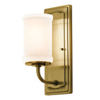 KL-VETIVENE1-NBR Vetivene 1 Light  Bathroom Wall Light  Natural Brass
