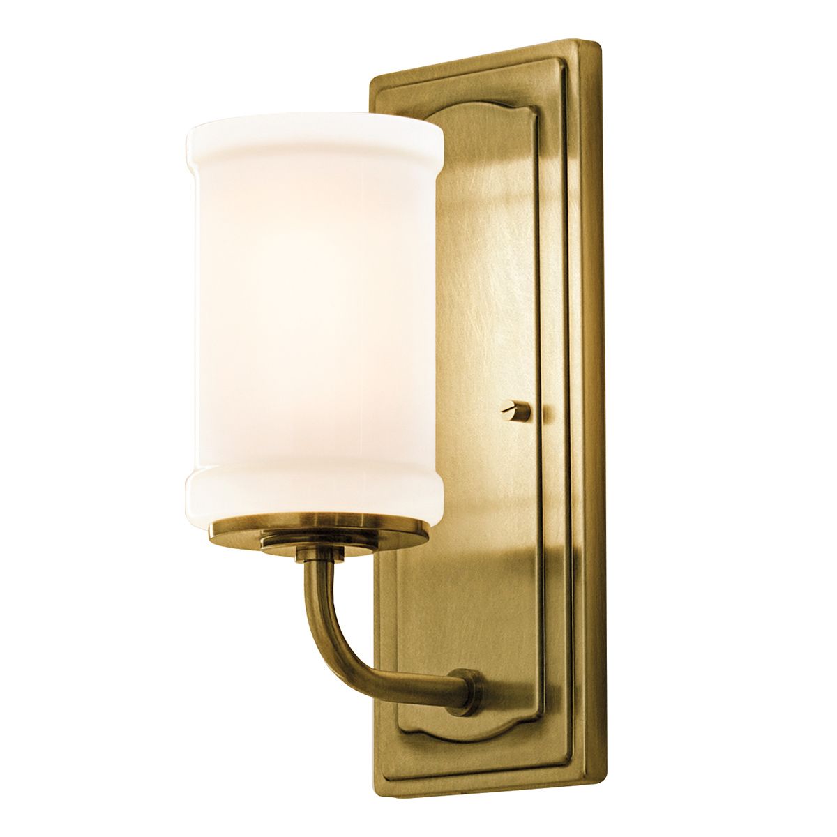 KL-VETIVENE1-NBR Vetivene 1 Light  Bathroom Wall Light  Natural Brass