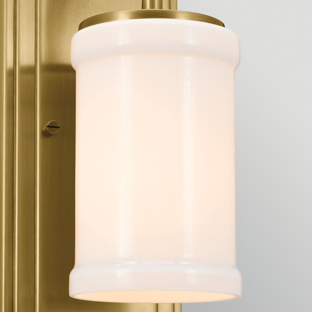 KL-VETIVENE1-NBR Vetivene 1 Light  Bathroom Wall Light  Natural Brass