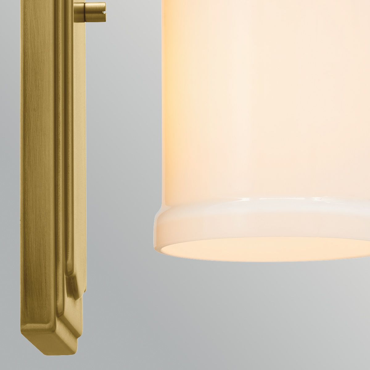 KL-VETIVENE1-NBR Vetivene 1 Light  Bathroom Wall Light  Natural Brass