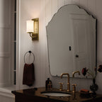 KL-VETIVENE1-NBR Vetivene 1 Light  Bathroom Wall Light  Natural Brass
