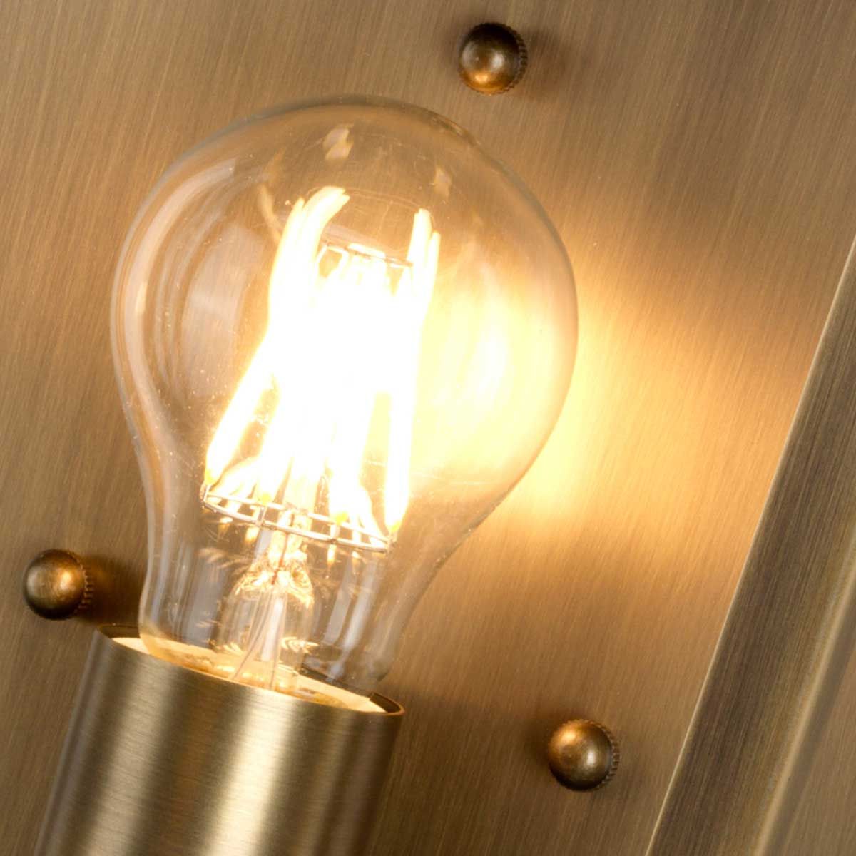 MANSION-HOUSE-BR Mansion House 1 Light  Outdoor Wall Lantern Aged Brass