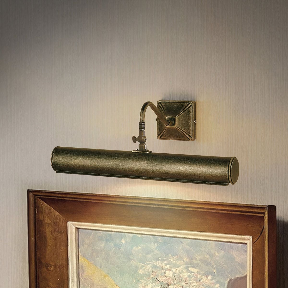 PL1-20-BLK-GOLD Picture Light 2 Light Large Black/Gold