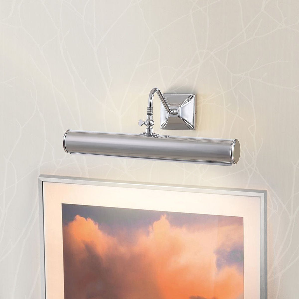 PL1-20-PC Picture Light 2 Light Large Polished Chrome
