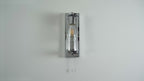 94074 Bathroom 1 Light Wall Light Chrome Plate & Clear Glass