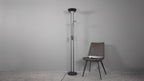 107738 Rome Mother & Child Task Floor Lamp Black & Opal