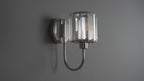 104109 Berenice 1 Light Wall Bright Nickel Plate And Clear Glass