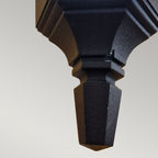 PRM2-BLACK Parish Mini 1 Light Down  Outdoor Wall Lantern  Black