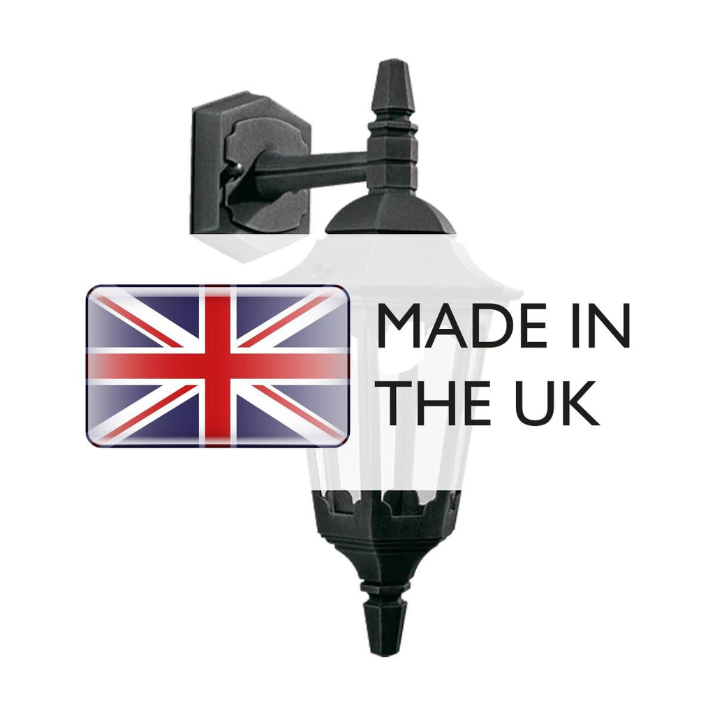 PRM2-BLACK Parish Mini 1 Light Down  Outdoor Wall Lantern  Black