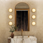 QN-ALONSO2-VBS-AR Alonso 2 Light LED Wall Light Vintage Brass