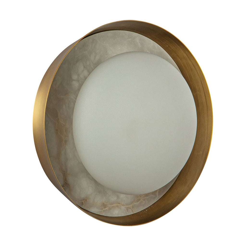 QN-ALONSO2-VBS-AR Alonso 2 Light LED Wall Light Vintage Brass
