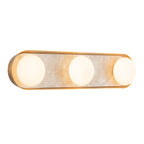 QN-ALONSO3-VBS-AR Alonso 3 Light LED Wall Light Vintage Brass
