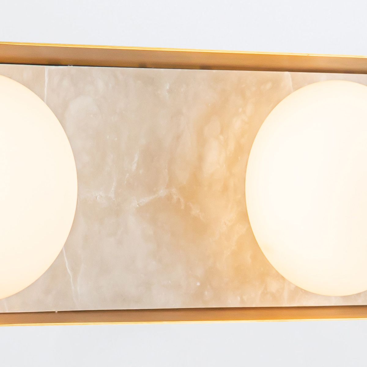 QN-ALONSO3-VBS-AR Alonso 3 Light LED Wall Light Vintage Brass