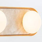 QN-ALONSO3-VBS-AR Alonso 3 Light LED Wall Light Vintage Brass