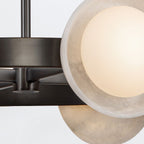 QN-ALONSO8-UBZ-AR Alonso 8 Light LED Chandelier Pendant Urban Bronze