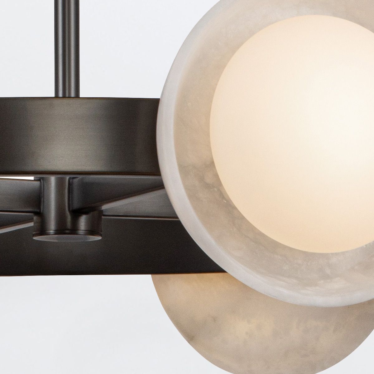 QN-ALONSO8-UBZ-AR Alonso 8 Light LED Chandelier Pendant Urban Bronze
