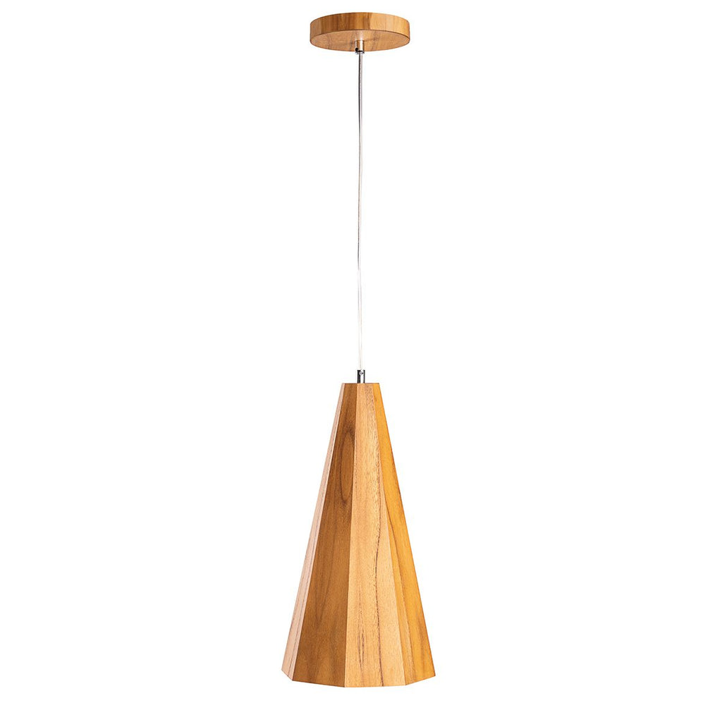 QN-ANGULAR-P-S-TEAK Angular Pendant Light Teak