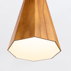 QN-ANGULAR-P-S-TEAK Angular Pendant Light Teak