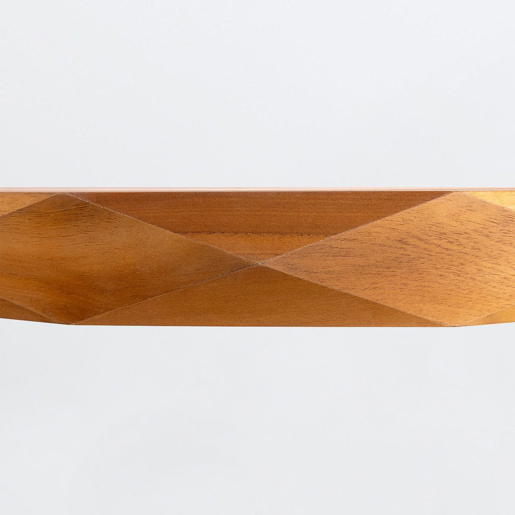 QN-ANGULAR-RING-LED-80-TEAK Angular LED Pendant Light Teak