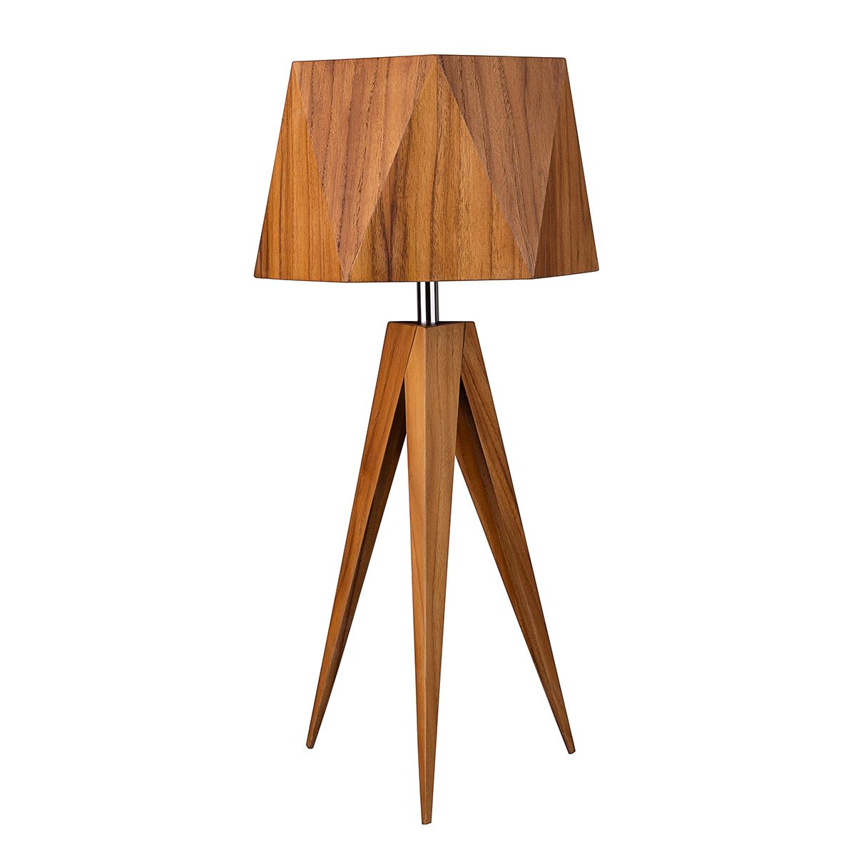 QN-ANGULAR-TL-TEAK Angular Table Lamp Teak