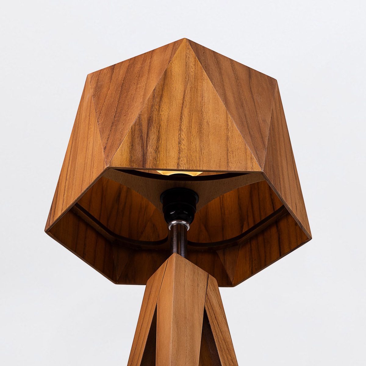 QN-ANGULAR-TL-TEAK Angular Table Lamp Teak