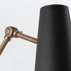 QN-BRICKELL-1WB-MBHL Brickell 1 Light Adjustable Wall Light Matte Black