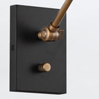 QN-BRICKELL-1WB-MBHL Brickell 1 Light Adjustable Wall Light Matte Black