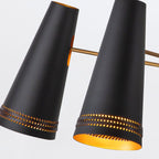 QN-BRICKELL5-MBHL Brickell 5 Light Chandelier Matte Black