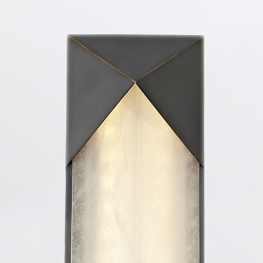 QN-CAESAR-W-L-UBZ-AR Caesar Large LED Wall Light Urban Bronze