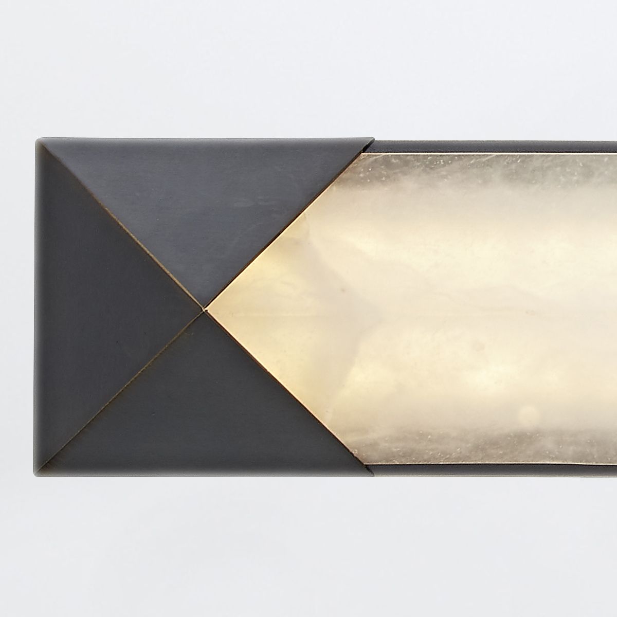 QN-CAESAR-W-L-UBZ-AR Caesar Large LED Wall Light Urban Bronze