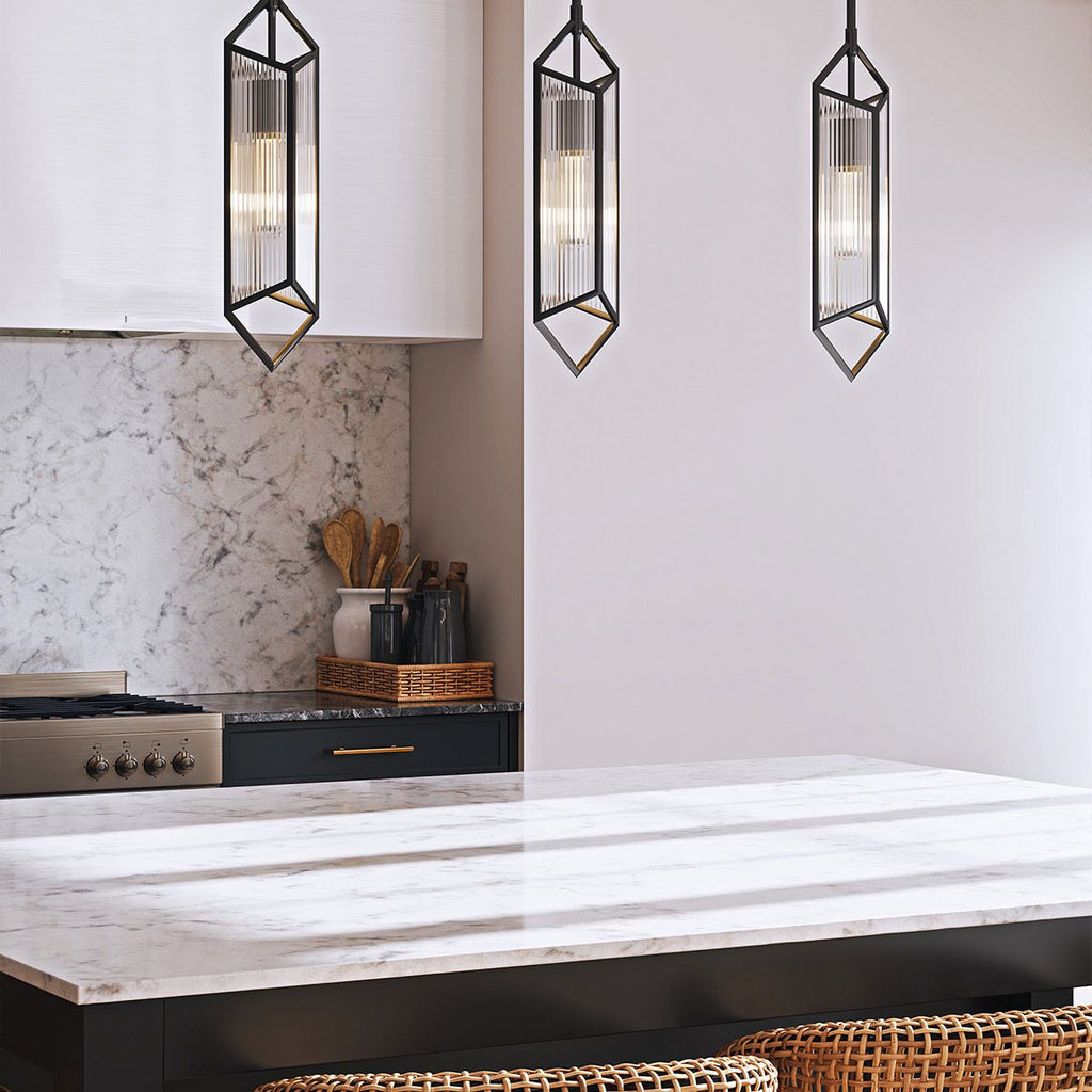 QN-CAIRO-1P-UBZ-CR Cairo 1 Light Pendant Urban Bronze