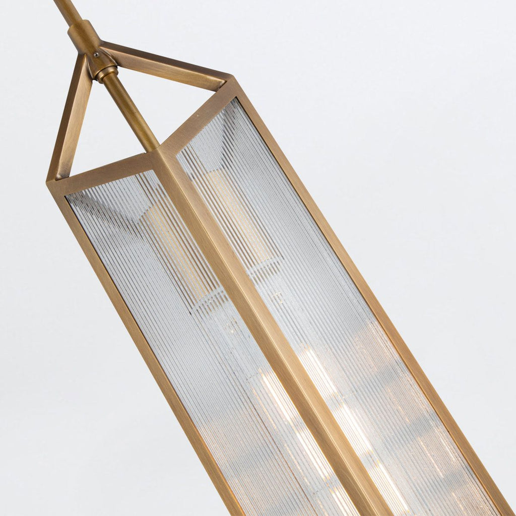 QN-CAIRO-1P-VBS-CR Cairo 1 Light Pendant Vintage Brass