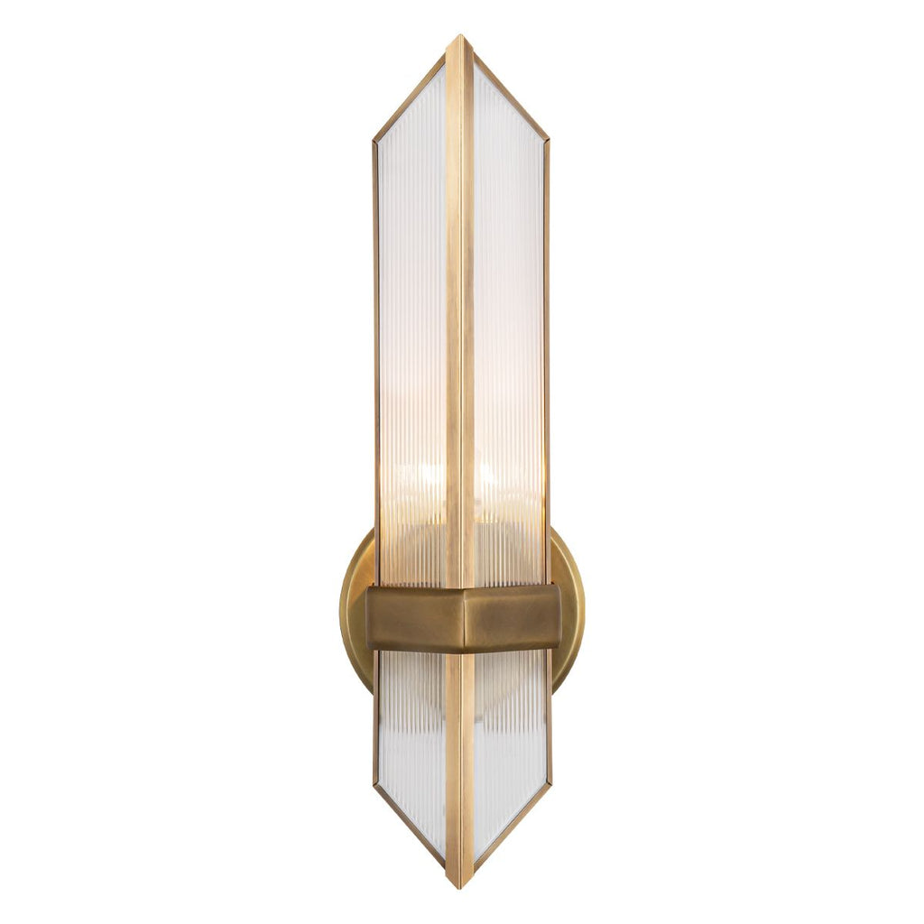QN-CAIRO-1WB-VBS-CR Cairo 1 Light Wall Light Vintage Brass
